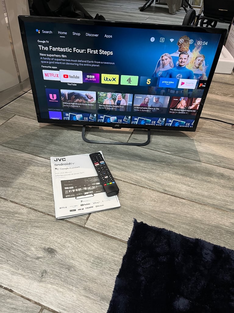 JVC 32 inch android smart led tv with google assist bargain only £50 no offers free local delivery 
