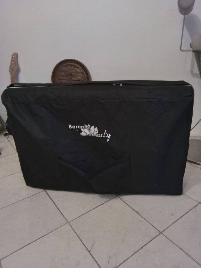 image for SERENRTY BEAUTY PORTABLE TWO-FOLD MASSAGE TABLE 