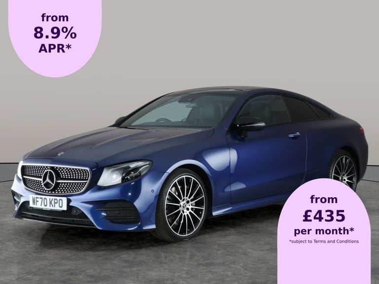 2020 Mercedes-Benz E Class 2.0 E350 AMG Line (Premium Plus) Coupe 2dr Petrol G-Tronic+ Euro 6 (s/...