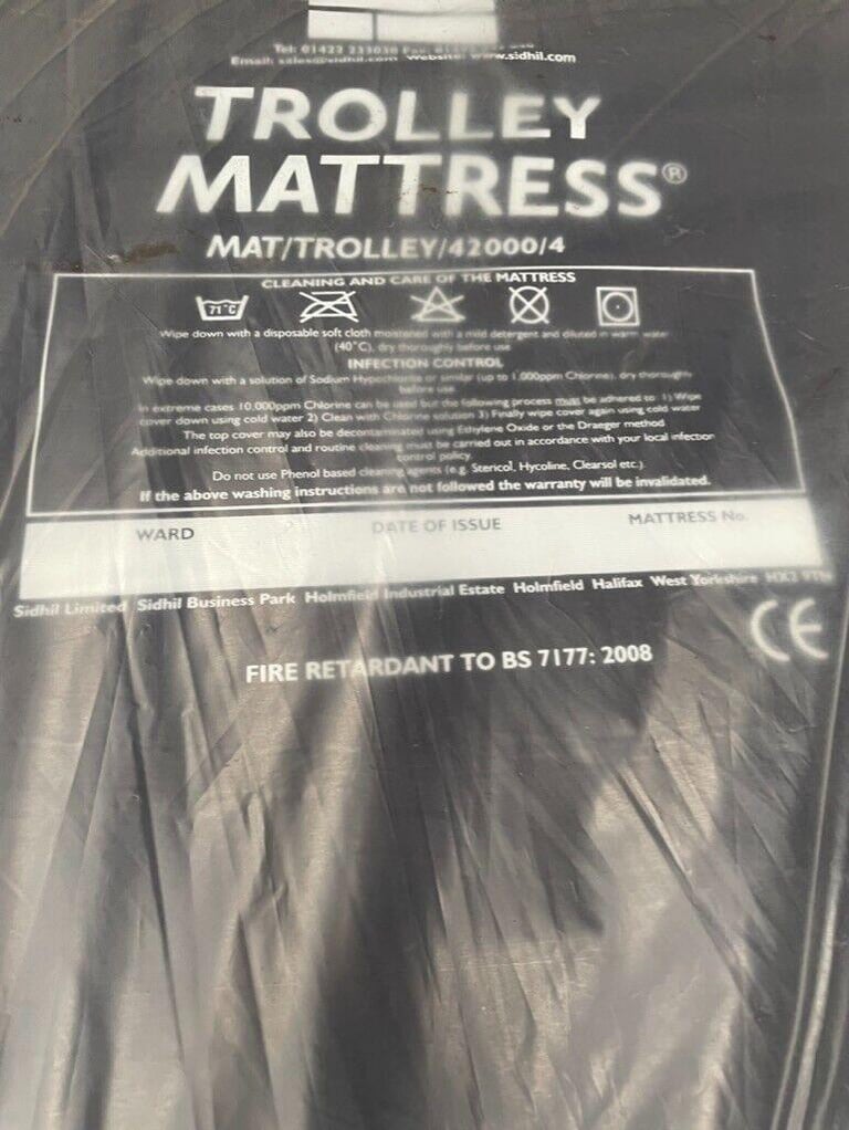 Job Lot 4 x New Stretcher Trolley Mattresses/Hospital Trolley Bed