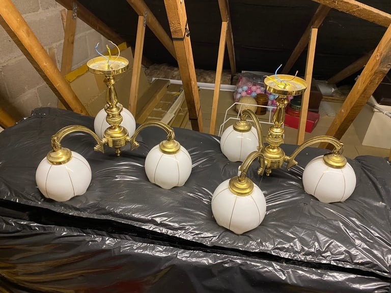 Triple Arm Ceiling Lights