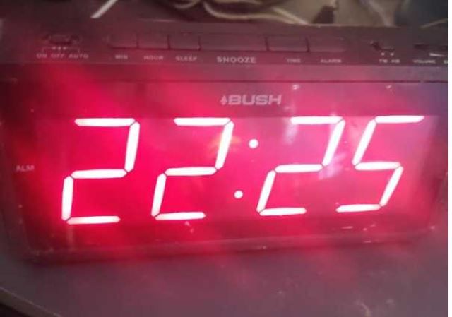 Free BUSH Alarm Clock with radio