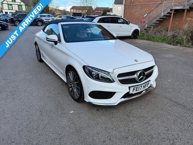 2017 Mercedes-Benz C Class 2.0 C200 AMG Line Cabriolet 2dr Petrol G-Tronic+ Euro 6 (stop/start) (...