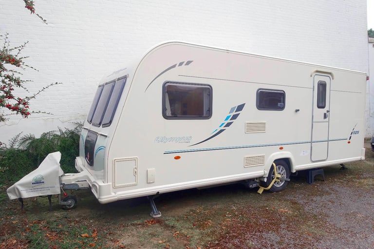 Bailey Olympus 525 5 Berth Double Dinette Single Axle Touring Caravan