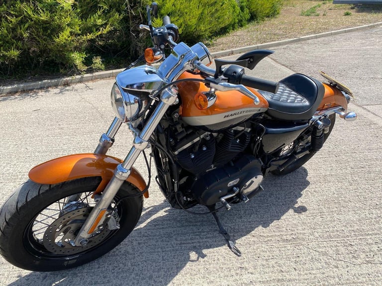 2014 HARLEY DAVIDSON 1200 CUSTOM LIMITED XL CA 14 ORANGE  BLACK SPORTSTER