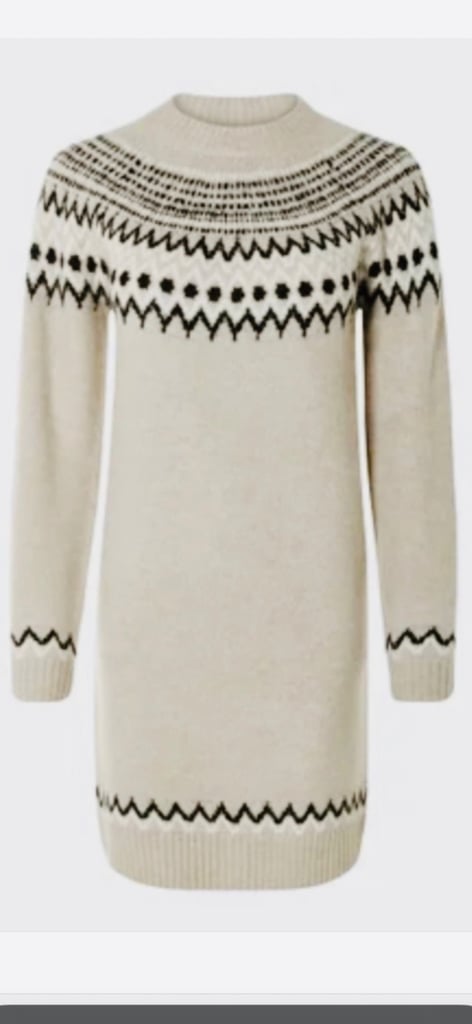 image for Fairisle dress M *new*