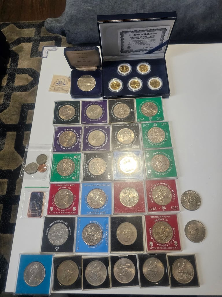 image for Huge coin collection of antique coins