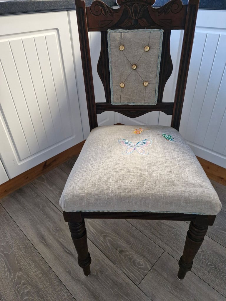 vintage 1980 custom farmhouse chair