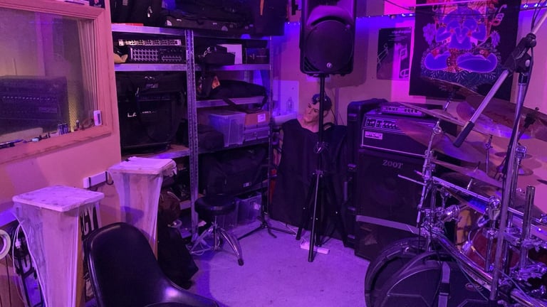 Local and Friendly Rehearsal and Recording Studio Available