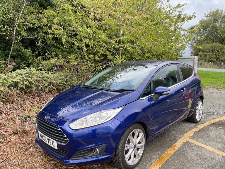 FORD FIESTA 1.0 E/B TITANIUM X 15 REG BLUE 3 DOOR MOT FEBRUARY 16TH 2026 TAX £20 LOW IN