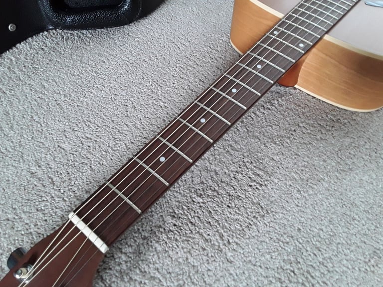 Left handed Norman B18 acoustic guitar, made in canada.