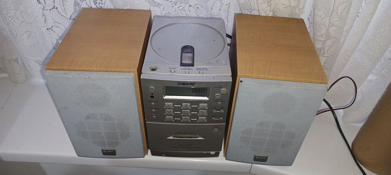 image for Antique Sony Tap recorder and CD player - Working 