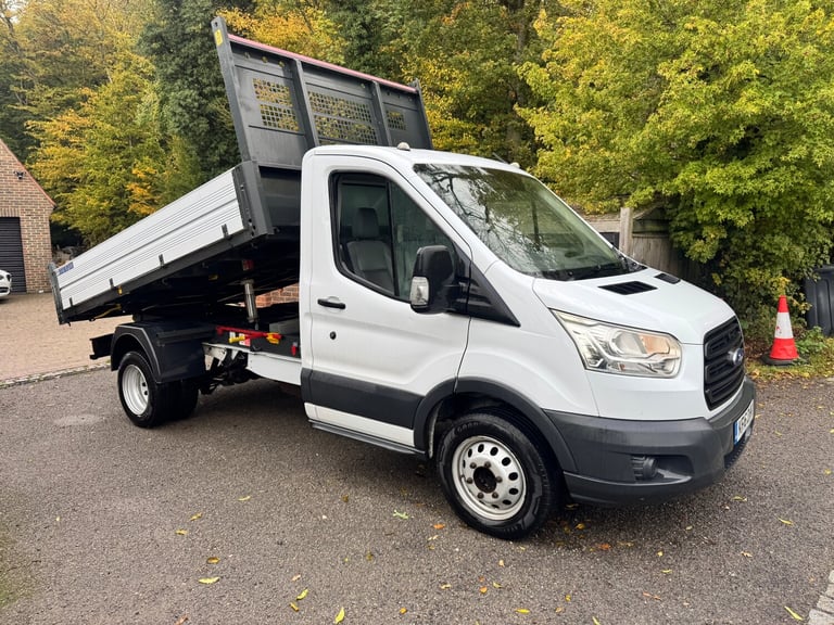 image for 2016 (16) FORD TRANSIT 350 2.2 TDCI SINGLE CAB TIPPER + NO VAT 