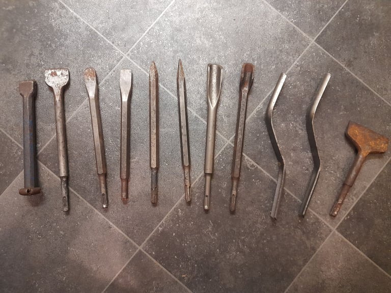 Mixed lot of drill bits 