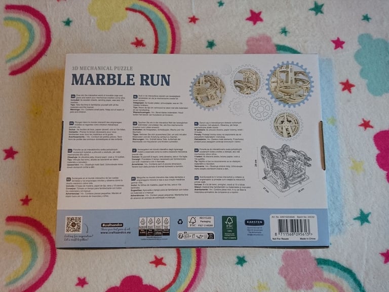 3D Mechanical Marble Run Brand New