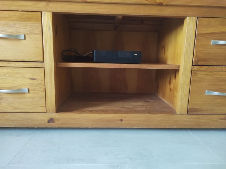 Next TV unit solid wood 