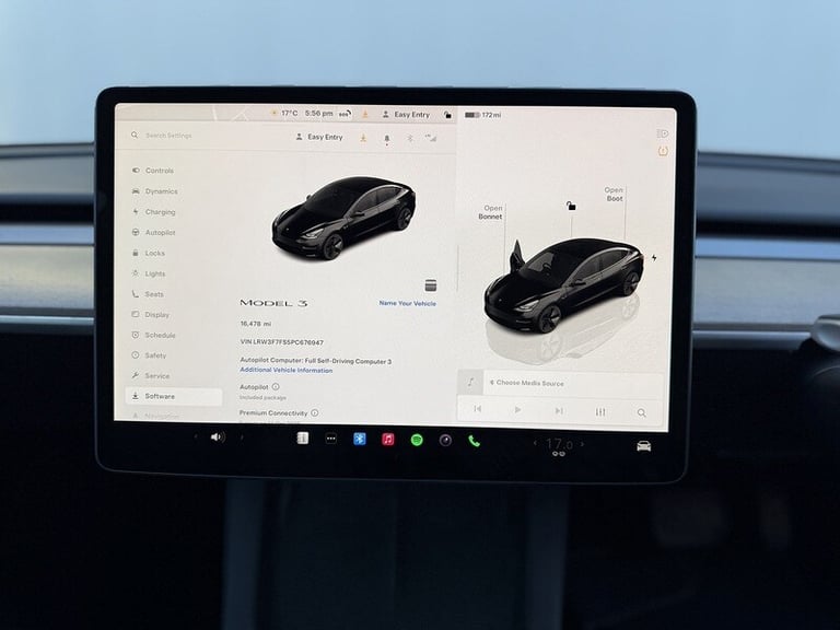 2022 Tesla Model 3 Saloon 4dr Electric Auto RWD (241 bhp) Saloon Electric Automatic
