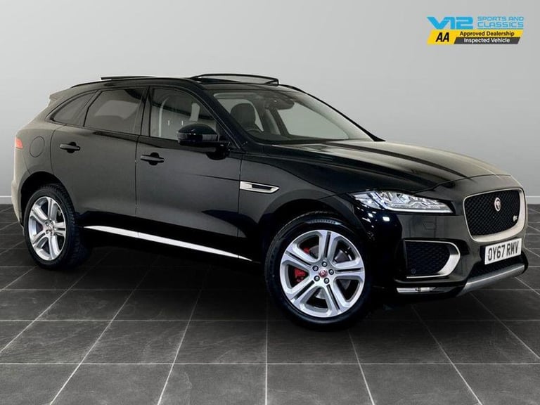 2017 Jaguar F-Pace 3.0 V6 S Auto AWD Euro 6 (s/s) 5dr Automatic SUV Petrol Automatic