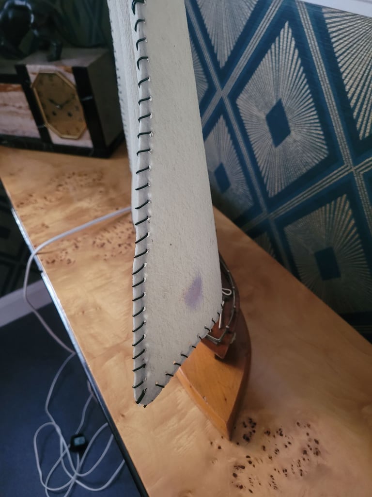 Art Deco 1930's boat builders yacht lamp in vgc fully working and pat tested 
