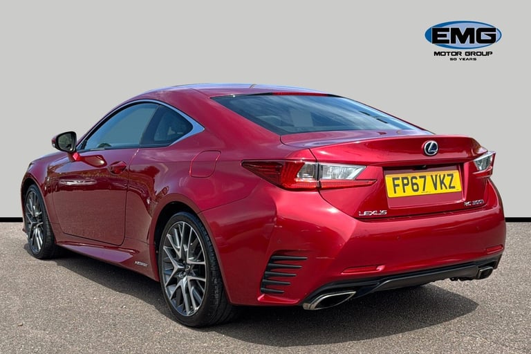  Lexus Rc 2.5 300h F Sport Coupe 2dr Petrol Hybrid CVT Euro 6 s/s 223 Ps