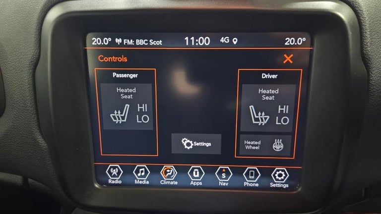 2021 Jeep Renegade 1.0 T3 GSE Limited 5dr-BLACK LEATHER-SAT NAV Manual Hatchback Petrol Manual