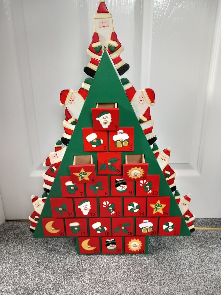 Wooden advent calendar 