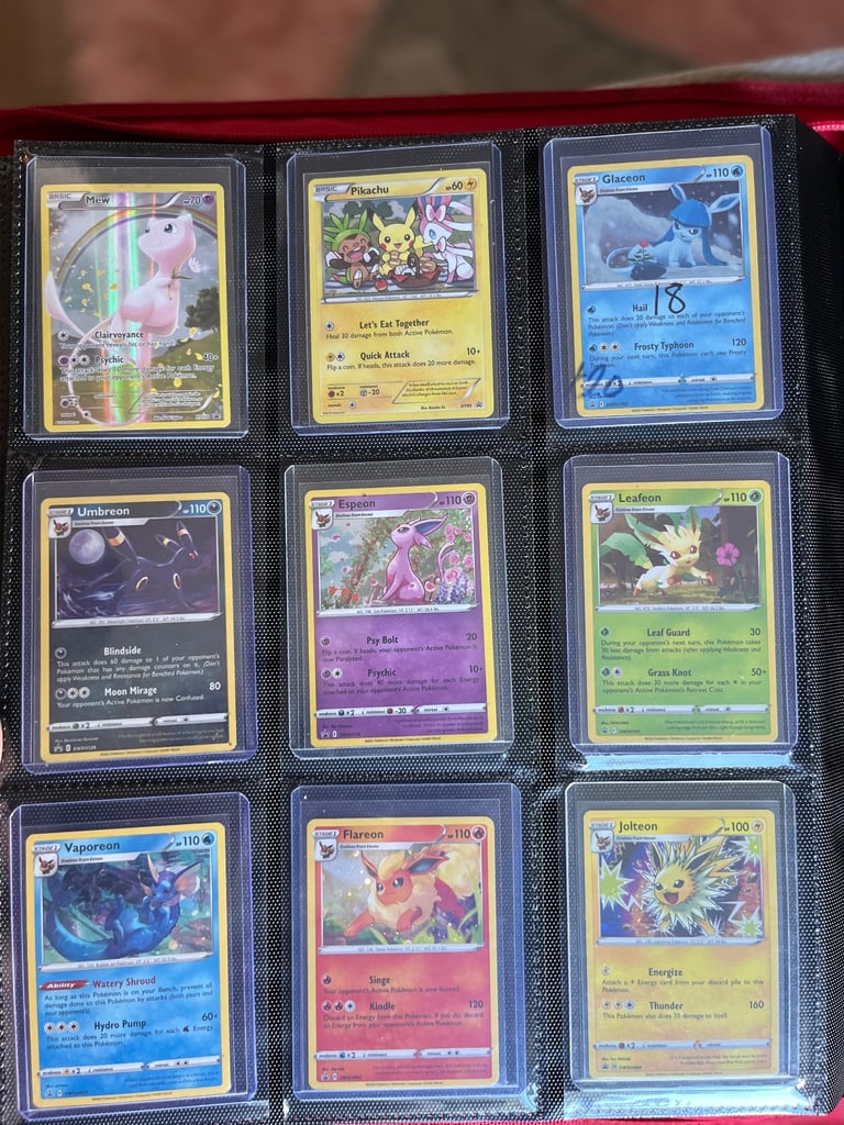 Pokemon TCG Cards Binder Collection - NM condition