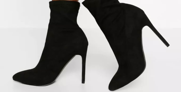 image for Size 3 black stIletto heels for sale 