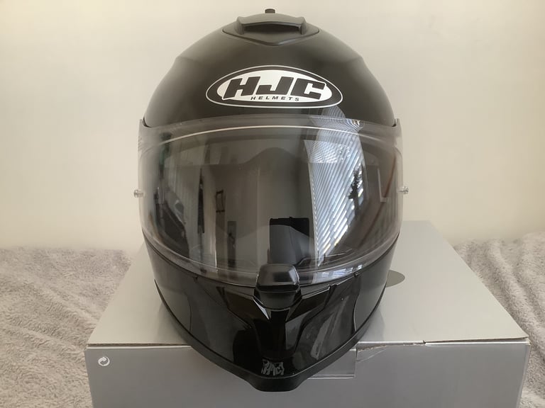 Motorcycle HJC C70 Helmet With Pin Lock Visor And Top & Front Vents Size L - Like New