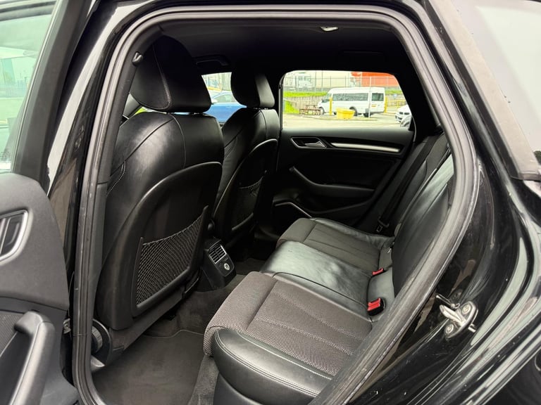 2016 66 REG AUDI A3 S LINE 1.6 DIESEL 5 DOOR BLACK HATCHBACK EURO 6 ULEZ