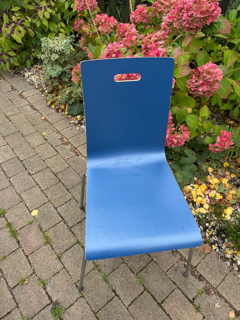 Two designer ply chairs, great for office, study, studio .... £10 each or  both for £15