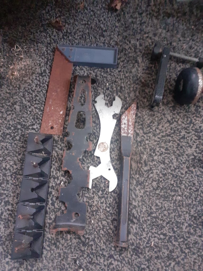 image for router bits,chisel,set square plus more,vintage joiner tool