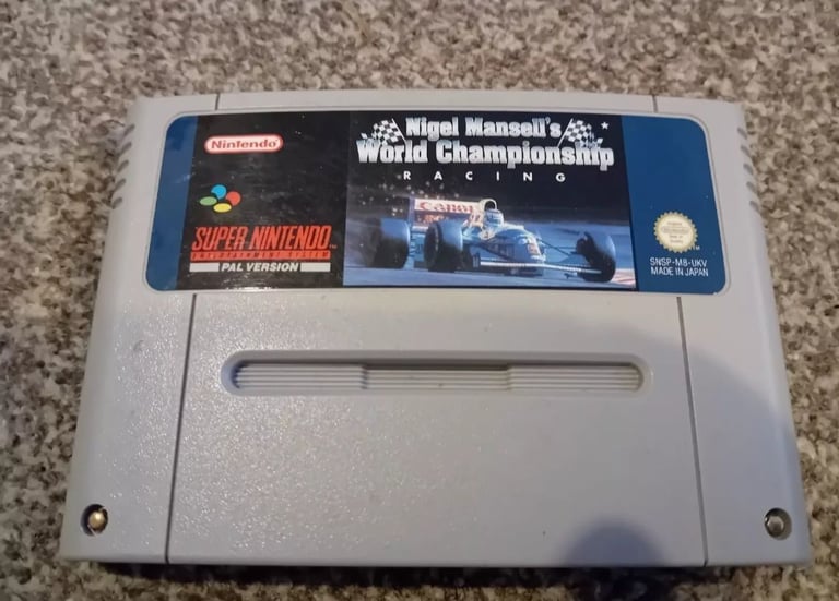 image for Nigel mansell snes championship 