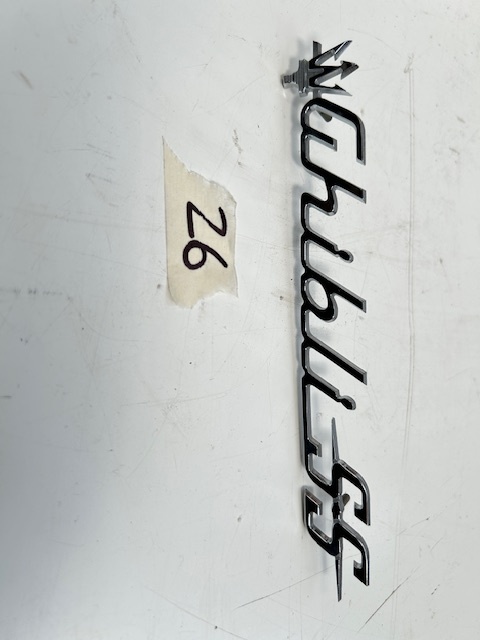 Logo Maserati Ghibli SS