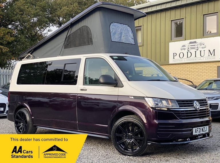 2021 Volkswagen Transporter WITH POPUP ROOF-ROCK&amp;ROLL-HOB-SINK VAN CONVERSION Diesel Manual
