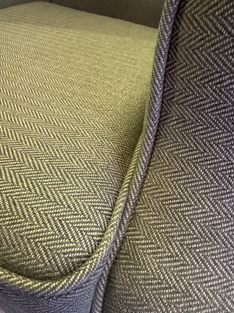 Fabric wing back armchair - reduced (open to offers)