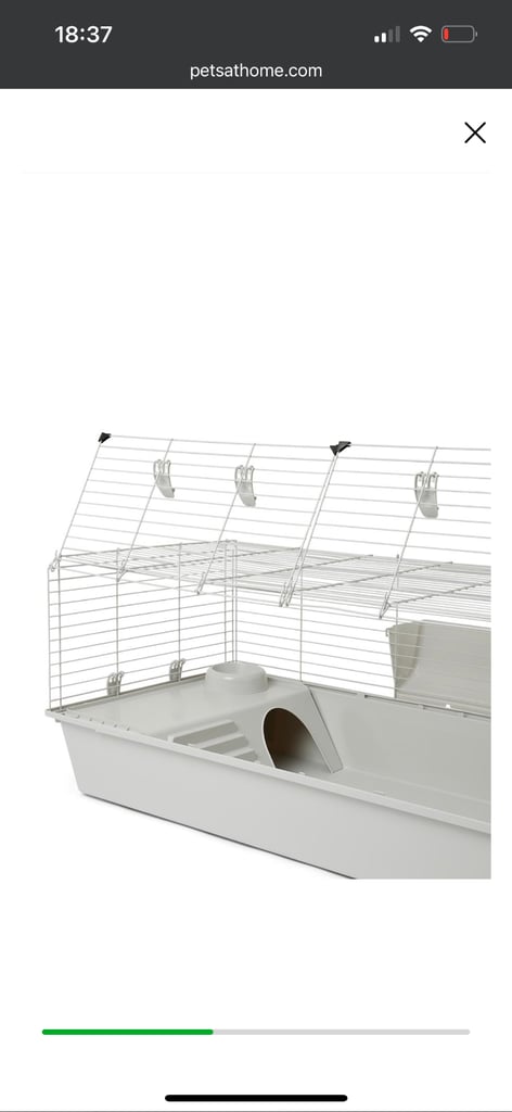 Pig & Rabbit Home 120 Indoor Cage Grey