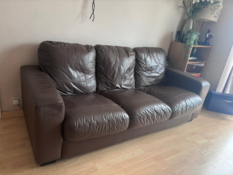 FREE faux leather sofa | in Poole, Dorset | Gumtree