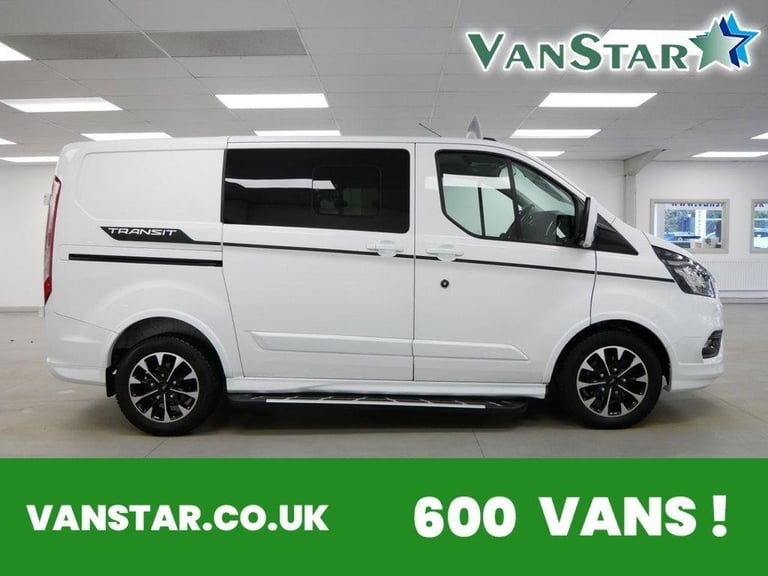 71 TRANSIT CUSTOM 320 2.0 EBL 185 BHP SWB SPORT 5 SEATER CREWCAB  ( NO VAT )