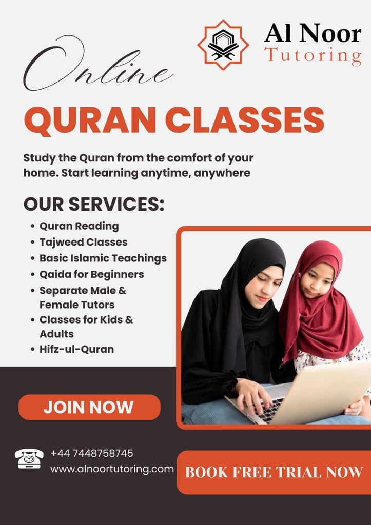 QURAN CLASSES ONLINE UK ⭐️ BEST QURAN TEACHERS ✔️QURAN LESSONS♦️ ARABIC LESSONS ♦️ TAFSEER CLASSES