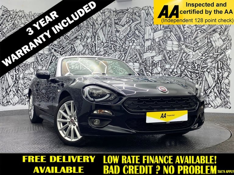 2017 Fiat 124 Spider 1.4 MultiAir Lusso Plus Convertible 2dr Petrol Auto Euro 6 (140 ps) Converti...