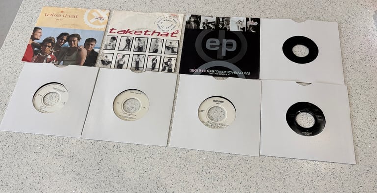 Take that & related artists 7 inch vinyl job lot 