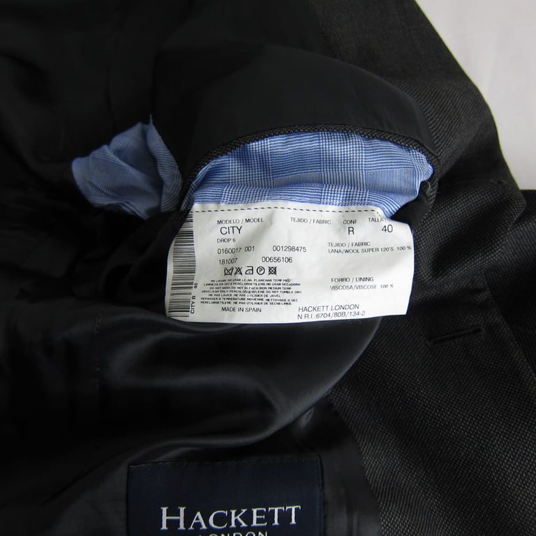 HACKETT LONDON MENS - DARK GREY JACKET RRP: £450