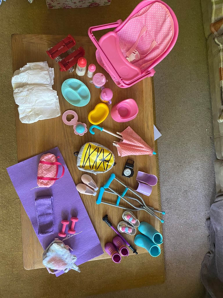 image for Dolls clothes and accessories bundle
