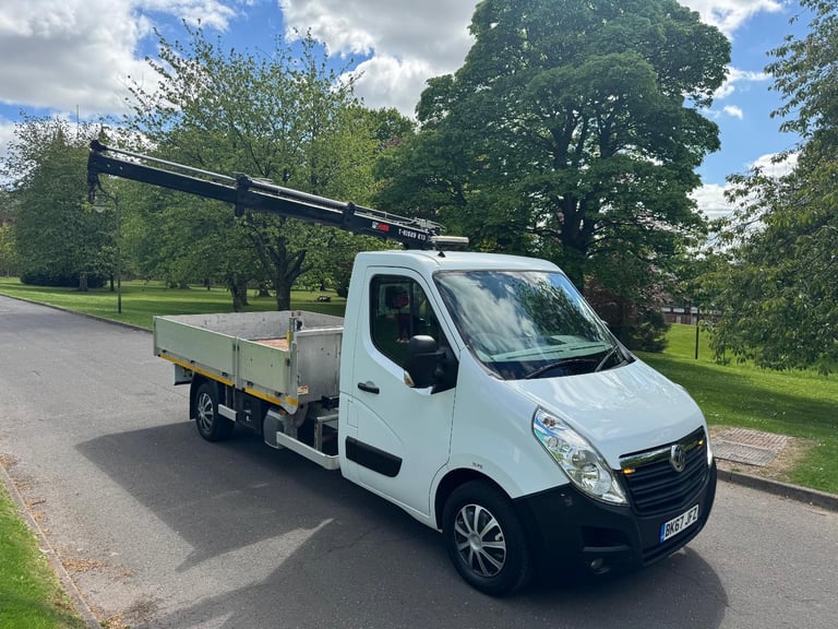 image for 2018 (67) VAUXHALL MOVANO 2.3 12FT DROPSIDE HIAB CRANE TRUCK EURO 6