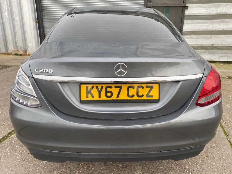 2018 67 REG MERCEDES C CLASS C200 SPORTS 2.0 AUTO DAMAGED REPAIRABLE SALVAGE