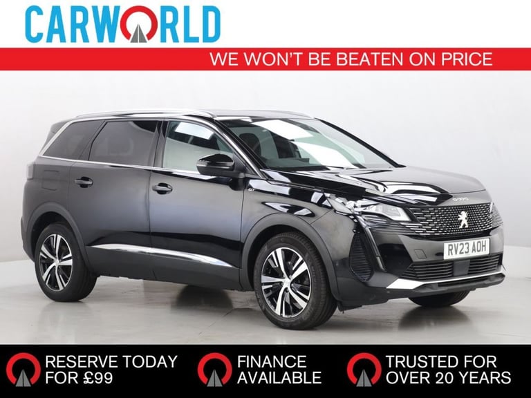 image for 2023 Peugeot 5008 1.2 PureTech GT SUV 5dr Petrol EAT Euro 6 (s/s) (130 ps) HATCHBACK Petrol Autom...