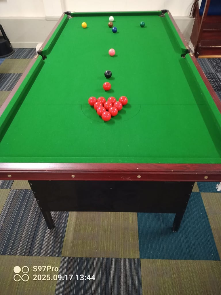image for Used Snooker Table - 7ft  complete with balls & cues