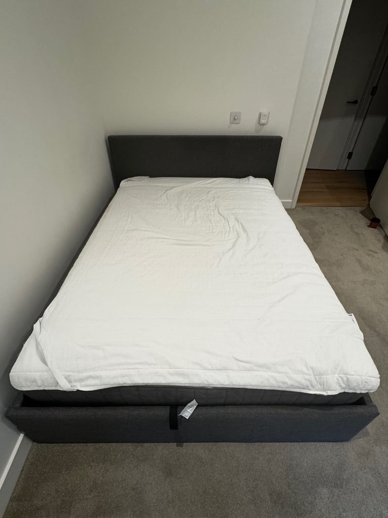 Double Bed with Mattress 