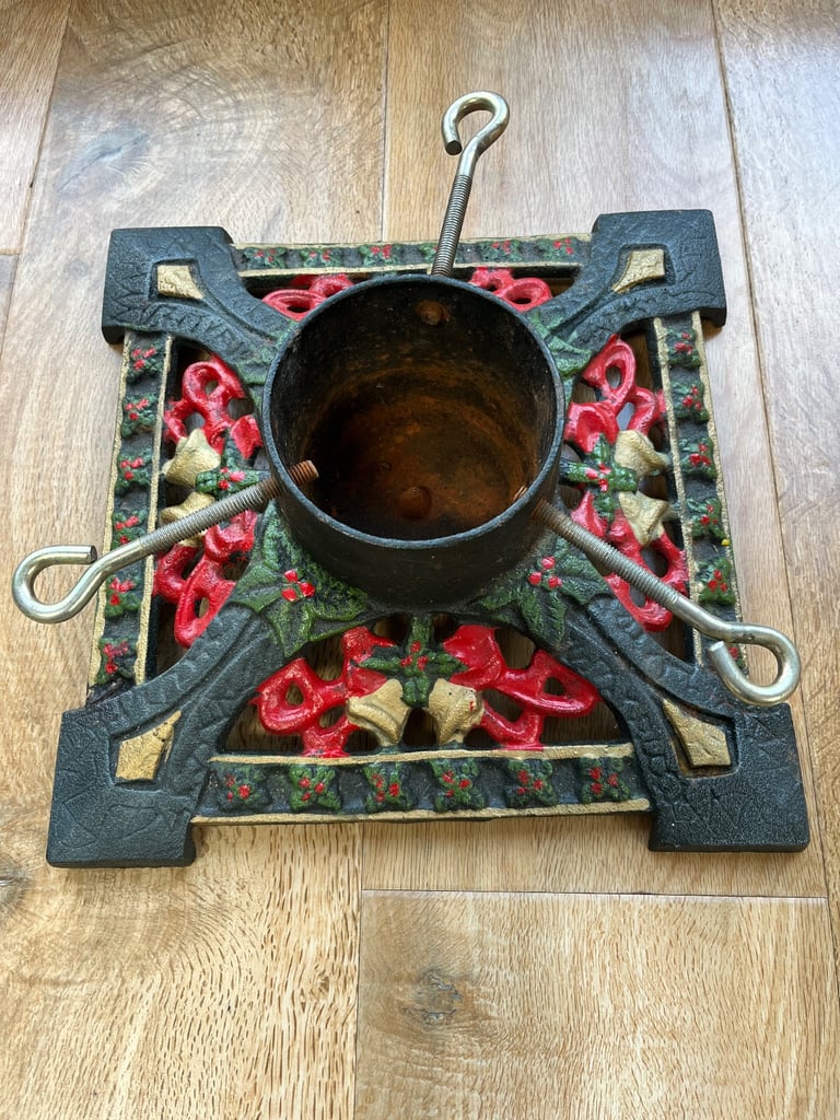 image for Cast iron Christmas tree stand